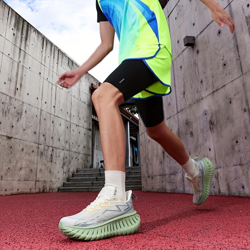 (New)[sneakers] Men'S Running Shoes That Are Lightweight And Breathable, Designed for Road Racing; Outdoor Marathon Training Footwear with Laces for Adults; Low-Top Athletic Shoes Suitable for Fitness And Exercise, Featuring Anti-Slip And Durable Materia