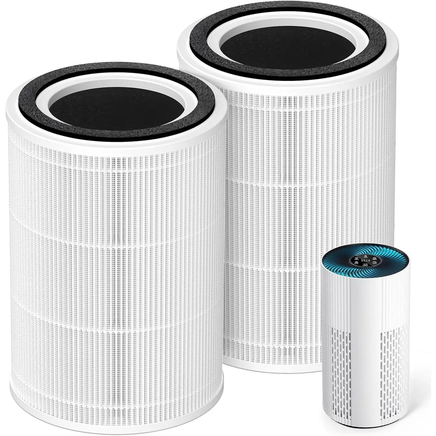 2 Pack HAP604 True HEPA Replacement Filters for Air PurifierGift