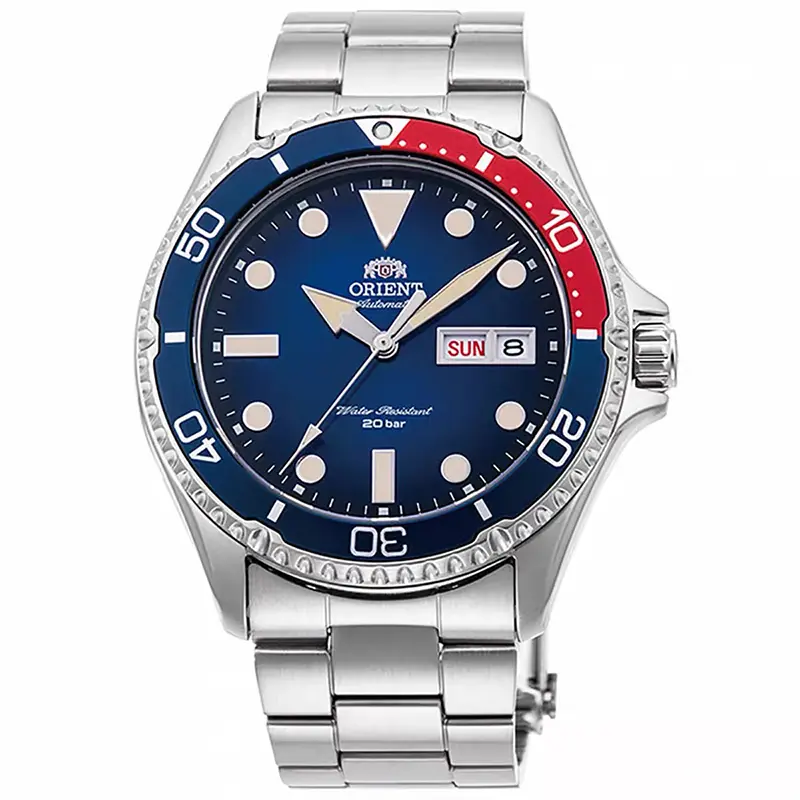Orient Automatic Diver Watch 200M Waterproof Men Sports Mechanical Watch Day Date Stainless Steel Bracelet