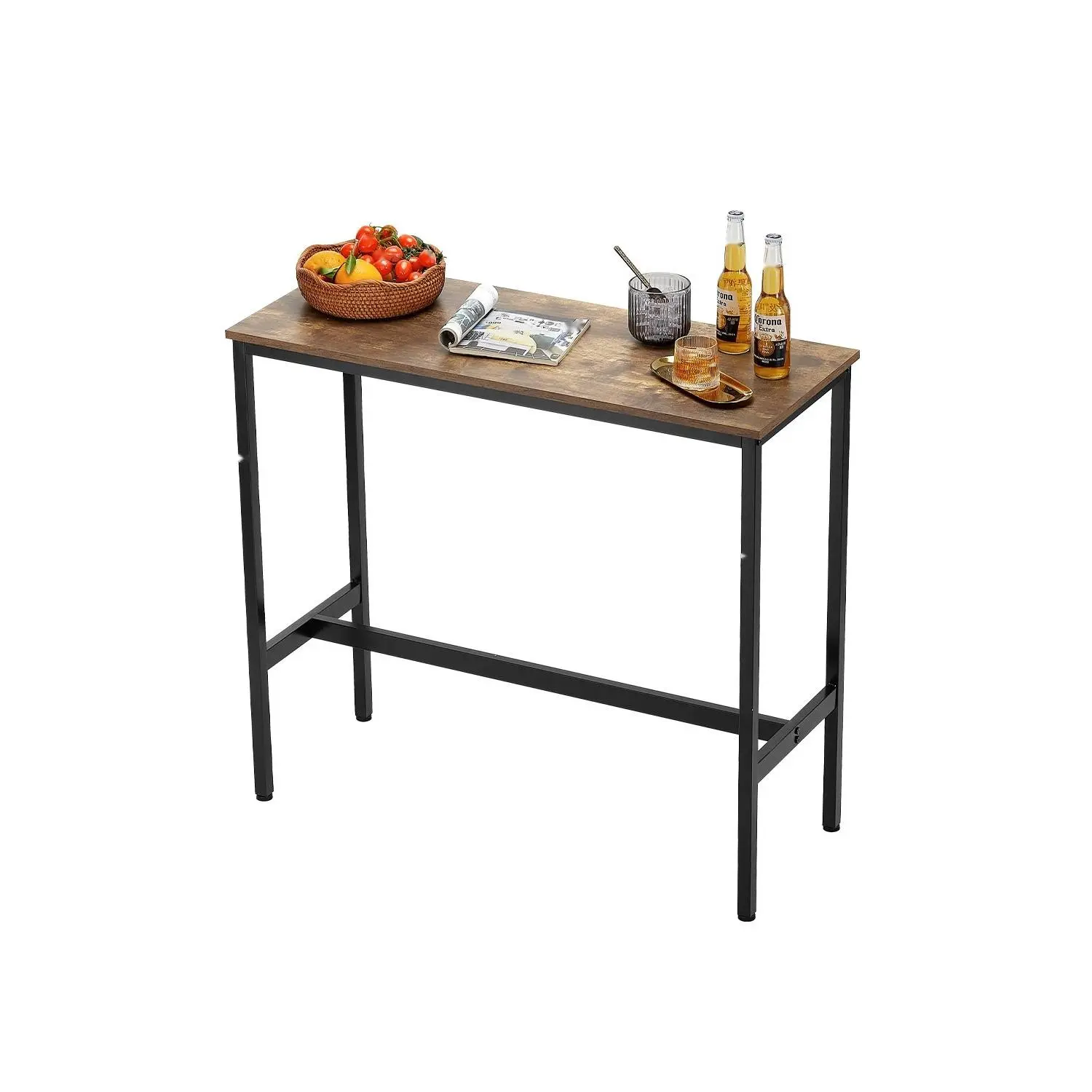 Bar Table Height Pub Table Cocktail Coffee Counter Kitchen Dining 39x16x35.5 In Space Saving Modern Counter Height Table For Home Bar Breakfast Nook Kitchen Island Or Dining Area Small Space Friendly Easy Assembly