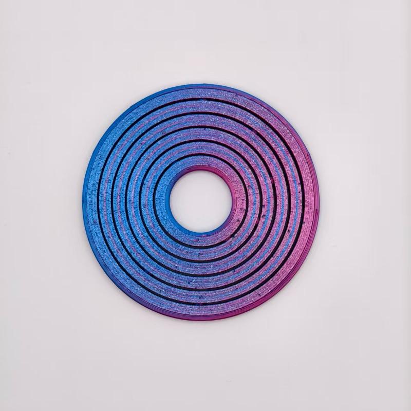 1/4 Fingertip Spinner Stress Relief Toy - 3D Printed Stress Relief Gadget, Suitable for Children and Adults, Available in Multiple Colors - Portable Stress Relief Assistant, Office Essential, Holiday Gift