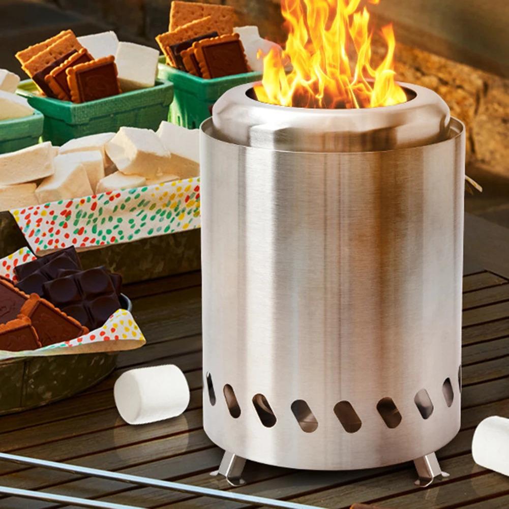 Smokeless Tabletop Fire Pit Indoor Outdoor Table Top Firepit Mini Fire Pit Wood Burning Or Pellet Fueled Portable Bonfire Smokeless Tabletop Fire Pit Indoor Outdoor Table Top Firepit Mini Fire Pit Wood Burning Or Pellet Fueled Portable Bonfire