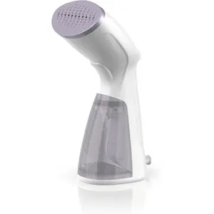Compact Handheld Steamer, HGS012P, 25-Second Heat Up, 1000 Watts, Removes Wrinkles from Fabrics, Clothing and Upholstery
