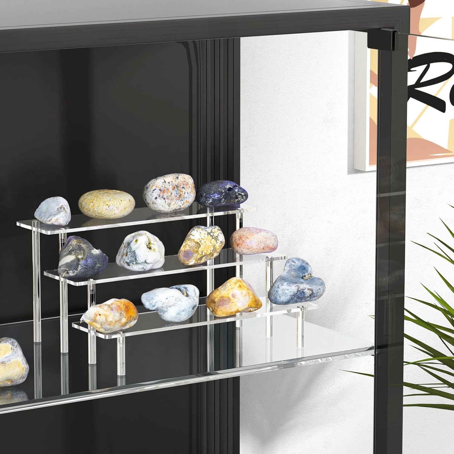 3 Tier Display Risers, Large Perfume Organizer Stand, Clear Cupcake Stand Holder, Display Shelves for Figurines, Dessert Shelf for Party, Risers Display Stand for Decoration (1 Pack) 3 Tier Display Risers, Large Perfume Organizer Stand, Clear Cupcake Stand Holder, Display Shelves for Figurines, Dessert Shelf for Party, Risers Display Stand for Decoration (1 Pack)