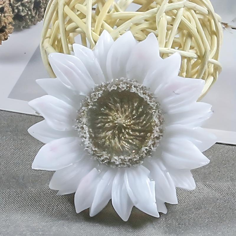 1pc Sunflower Silicone Mold for Chocolate, Mousse & Aromatherapy Candles - Non-Electric Food-Grade Dessert Baking Tool Reusable Chocolate Mold Baking Supplies Bakeware
