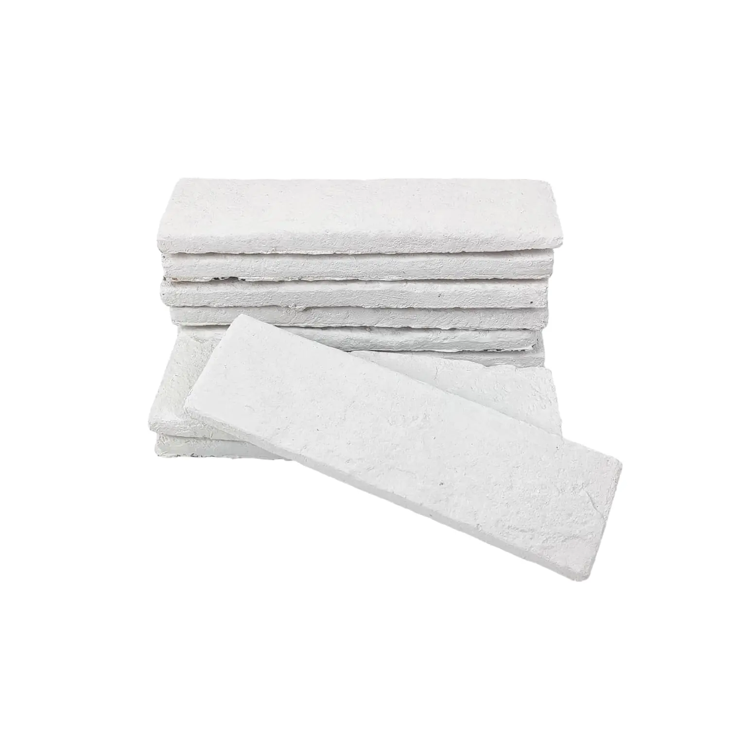 20 pcs White Faux Brick Veneers, 8''*2.4'' Thin Brick, Wall Tiles, 3D Wall Bricks for Indoor and Outdoor Wall Decoration, TV Background, (About Cover 3.5 sq.ft) (White-20pcs)