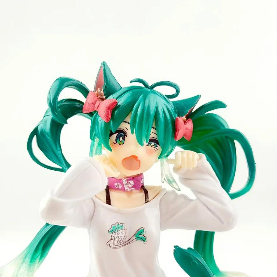 New In Stock Hatsune Miku In A World With Closed Windows Collectible Anime Action Kwaii Miku Figures Model Toys Christmas Gifts