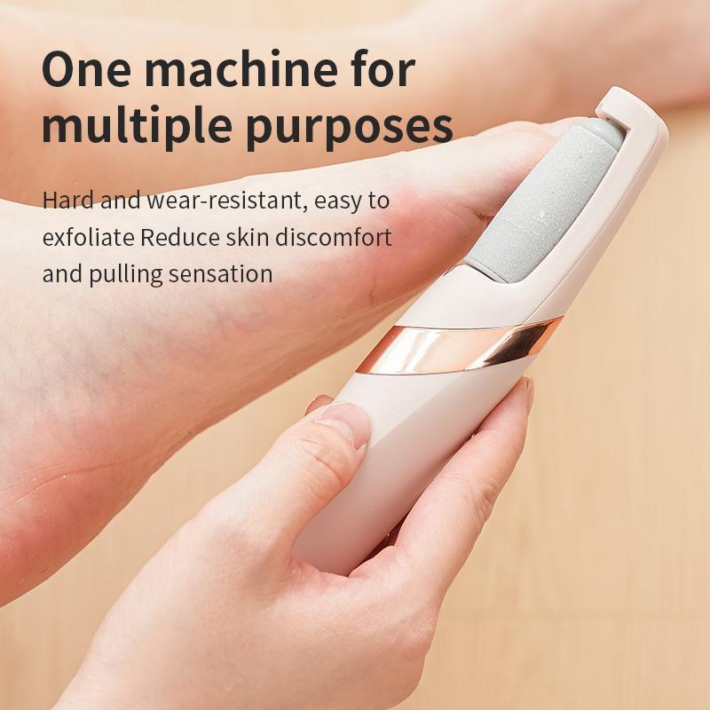 Electric Foot File, Rechargeable Foot Callus Remover, Foot Care Tool, Foot Dead Skin Remover, Pedicure Tool for Home Use, Nail