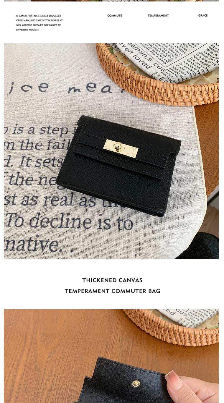 Ladies new compact Internet celebrity change purse multi-card premium organ card bag card clip