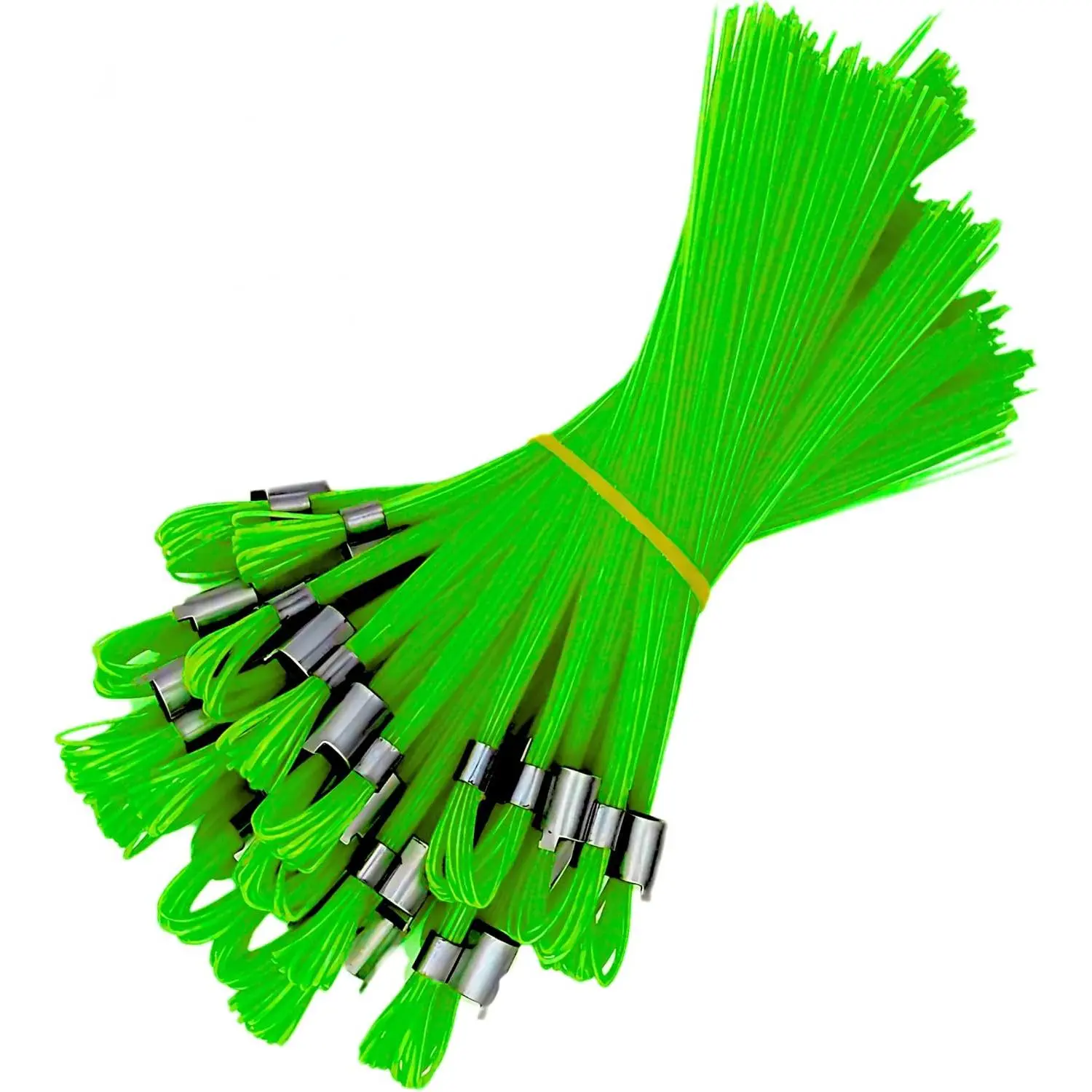 Green Marking Whiskers - 25 Pack - Durable Marking  Set - Use Survey Whiskers As Survey Stakes, Construction Markers, Or Trail Markers