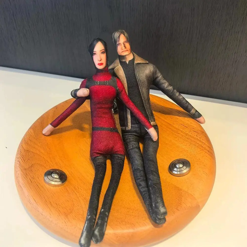 Game Leon Scott Kennedy Ada Wong Cosplay Doll Abstract Character Model Slender Twistable Shape Cotton Doll Room Decoration