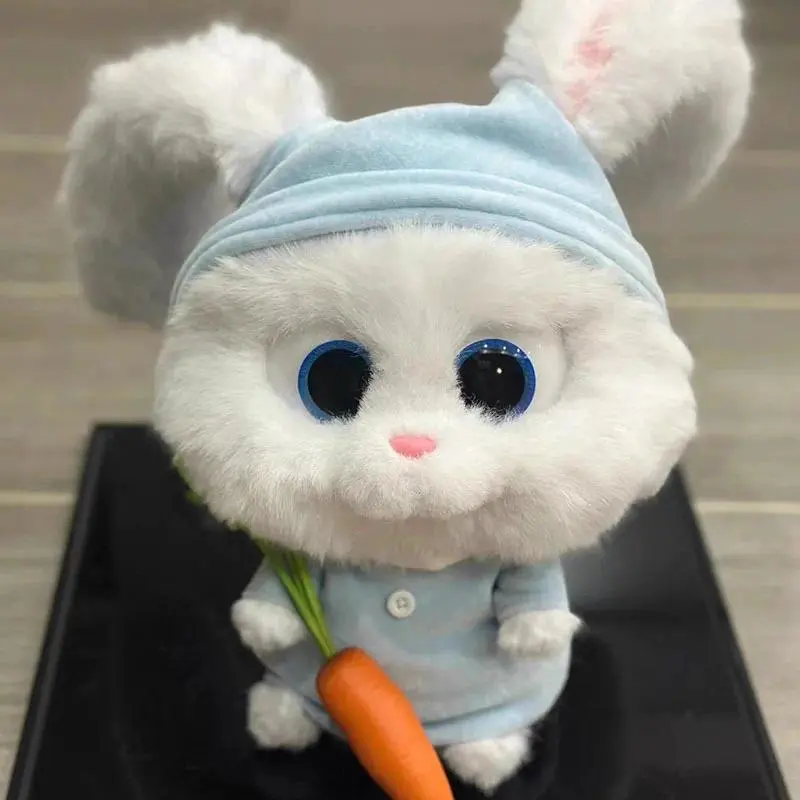 Cute Secret Life of Pets Snowball Rabbit Plush Toy 25cm Kawaii Movie Character Stuffed Doll Gift for Boys Girls Birthday