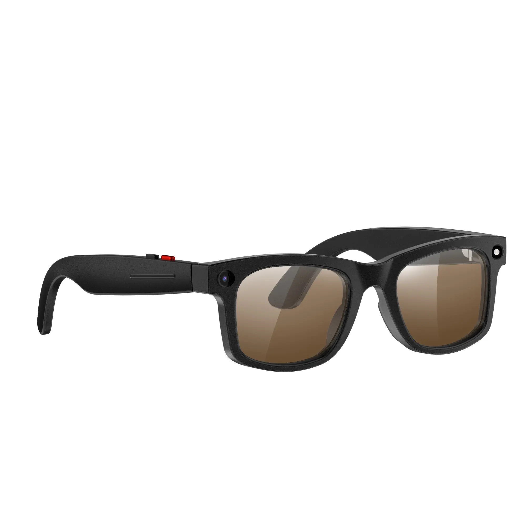 S2max Smart Ai Glasses with HD Camera, Bluetooth-compatible Hands-Free Call, 3D Audio Player, Long Battery Life, Detachable Lenses, Unisex Outdoor Use