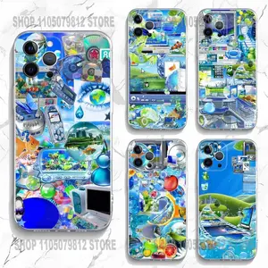 Frutiger Aero Aesthetic Phone Case Compatible with iPhone 11-17 Pro Max/Plus & Samsung Galaxy S23-S25 Protective Cover