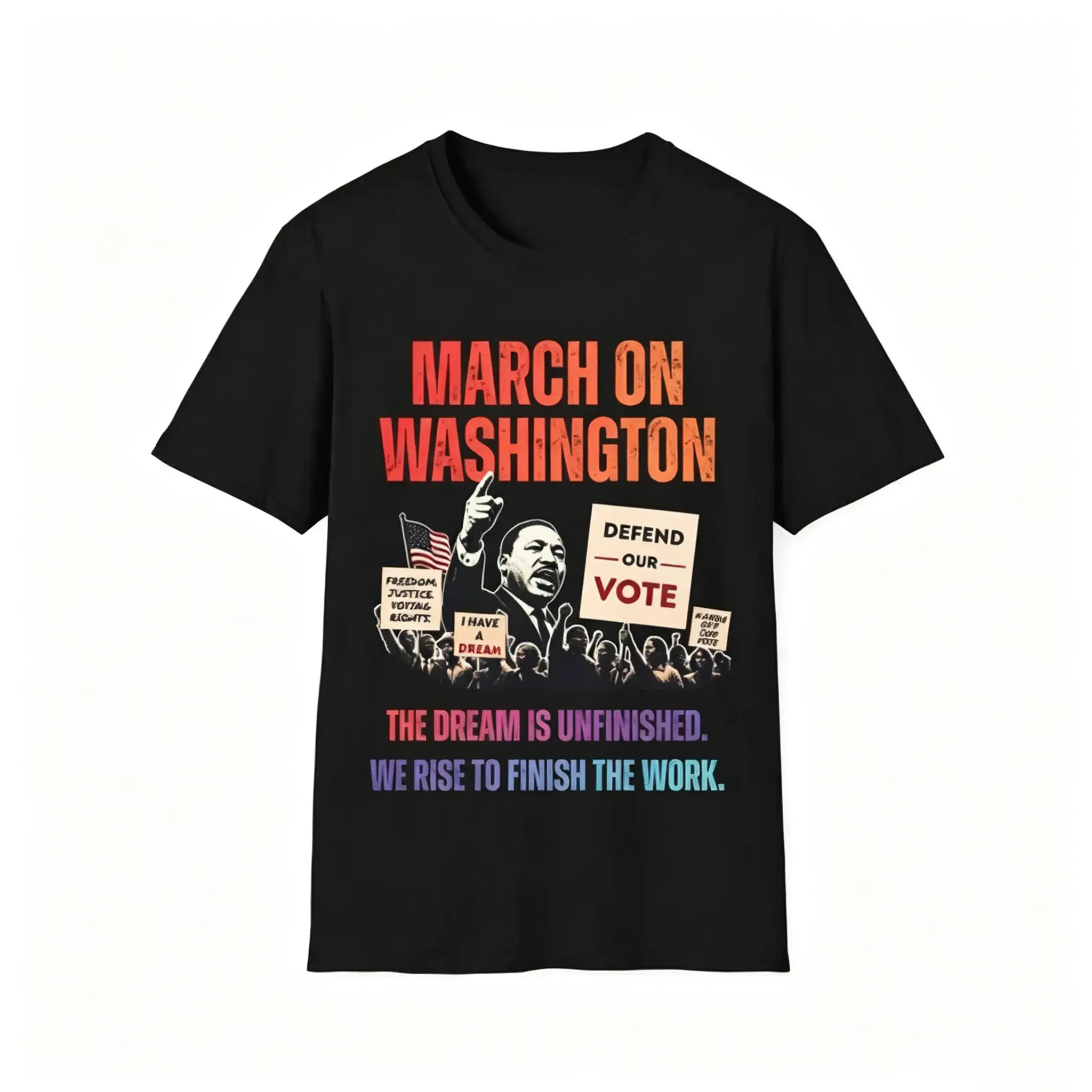 March on Washington 2026 Shirt | The Dream Is Unfinished | Defend the Vote People Power Tee