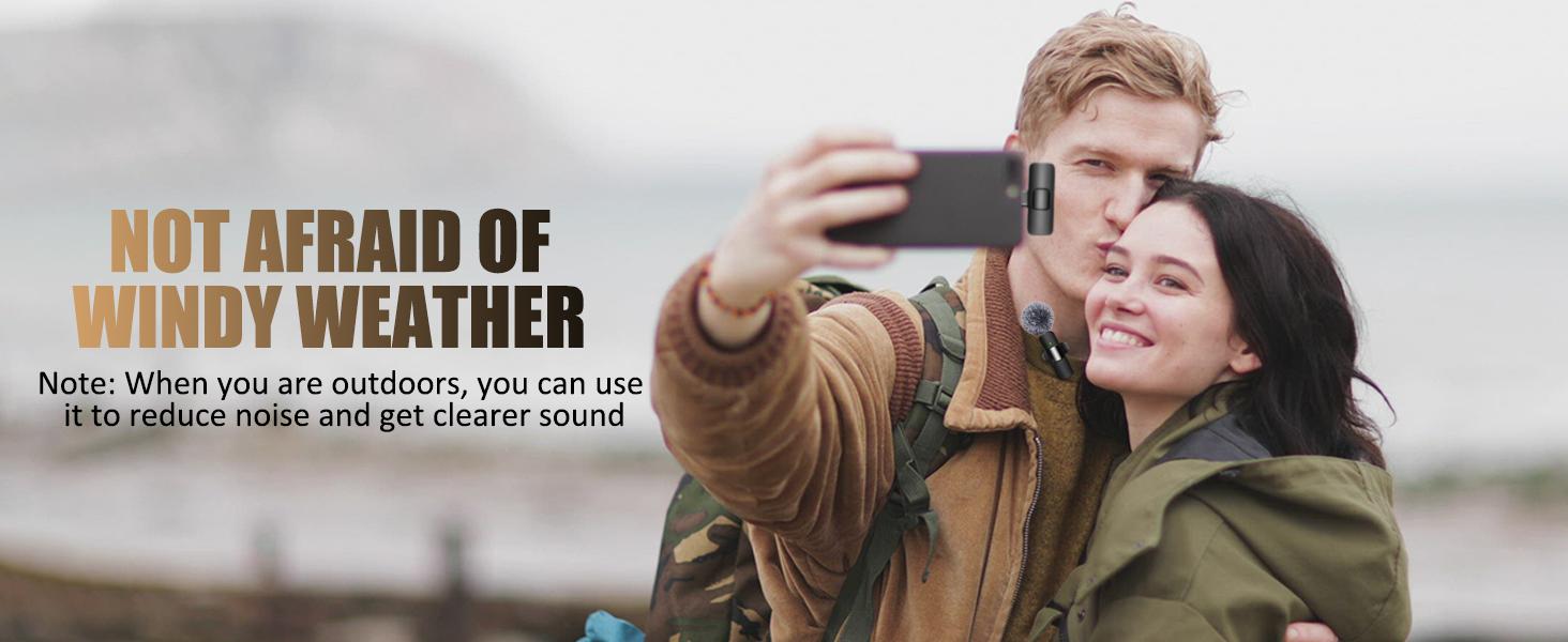 2 Pack Wireless Lavalier Microphone for iPhone 15, USB C Android Phone, Laptop, Tablet, PC, Type-C Mini Lapel Mic with Noise Reduction for Vlog Video Recording Content Creator TikTok Youtube Podcast : Musical Instruments