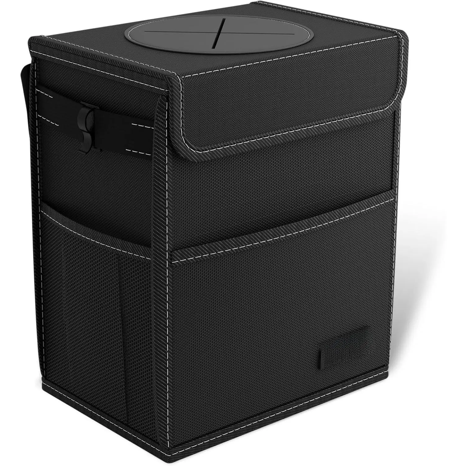 2 Gallon Blac Lea-Proof   Trash Can with Lid