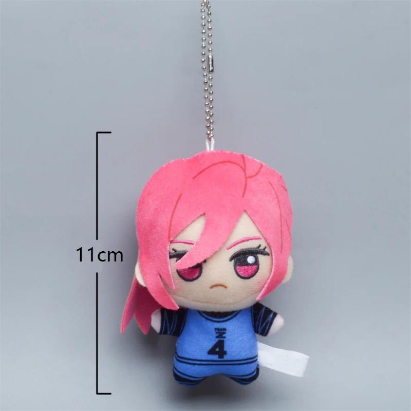 Mini Blue Lock Plush Keychain – Seishiro Nagi Isagi Yoichi Bachira Chigiri Jingo Raichi Soft Stuffed Doll Gift