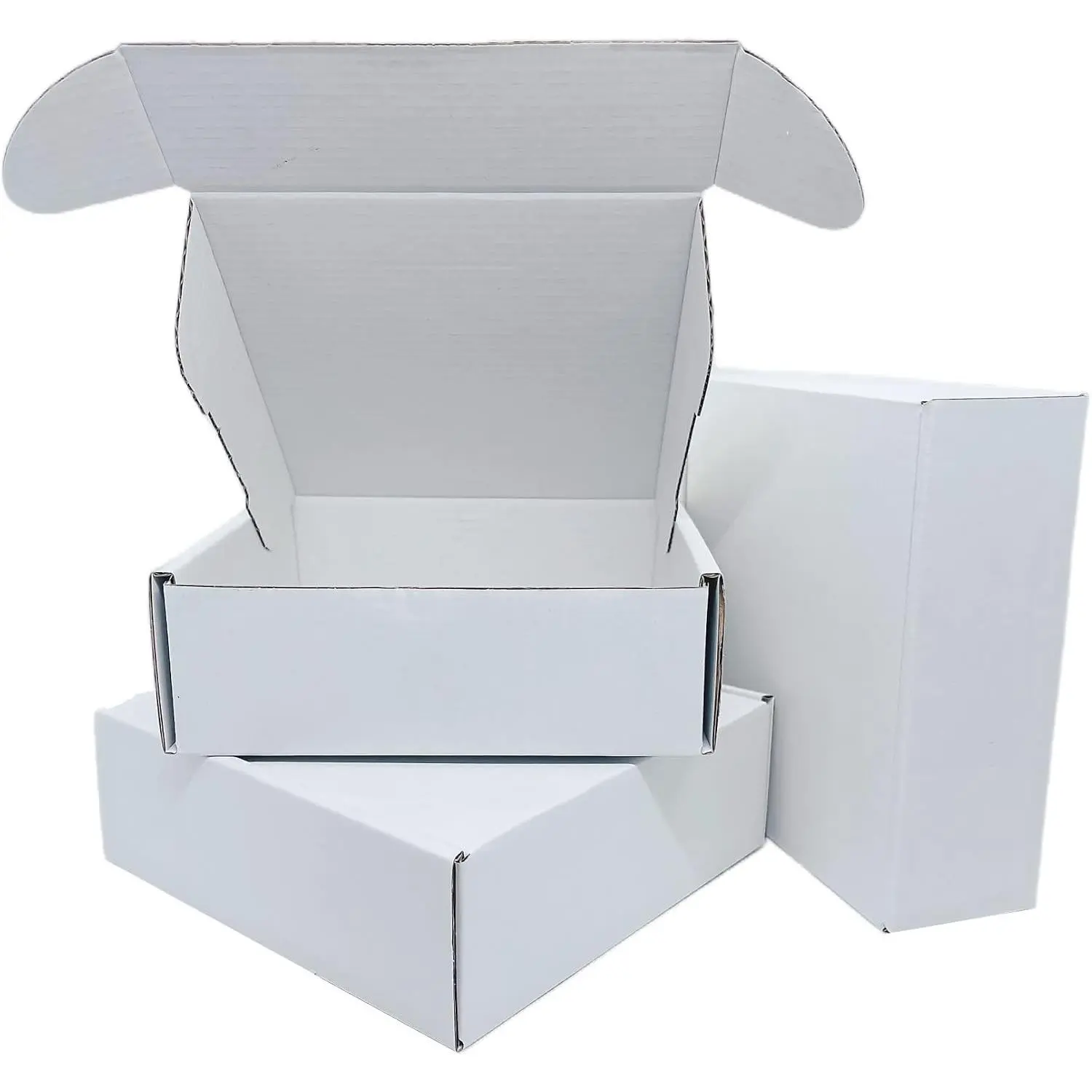 Small White Box 6 x 6 x 2 Inch 50 Pack Shipping Boxes