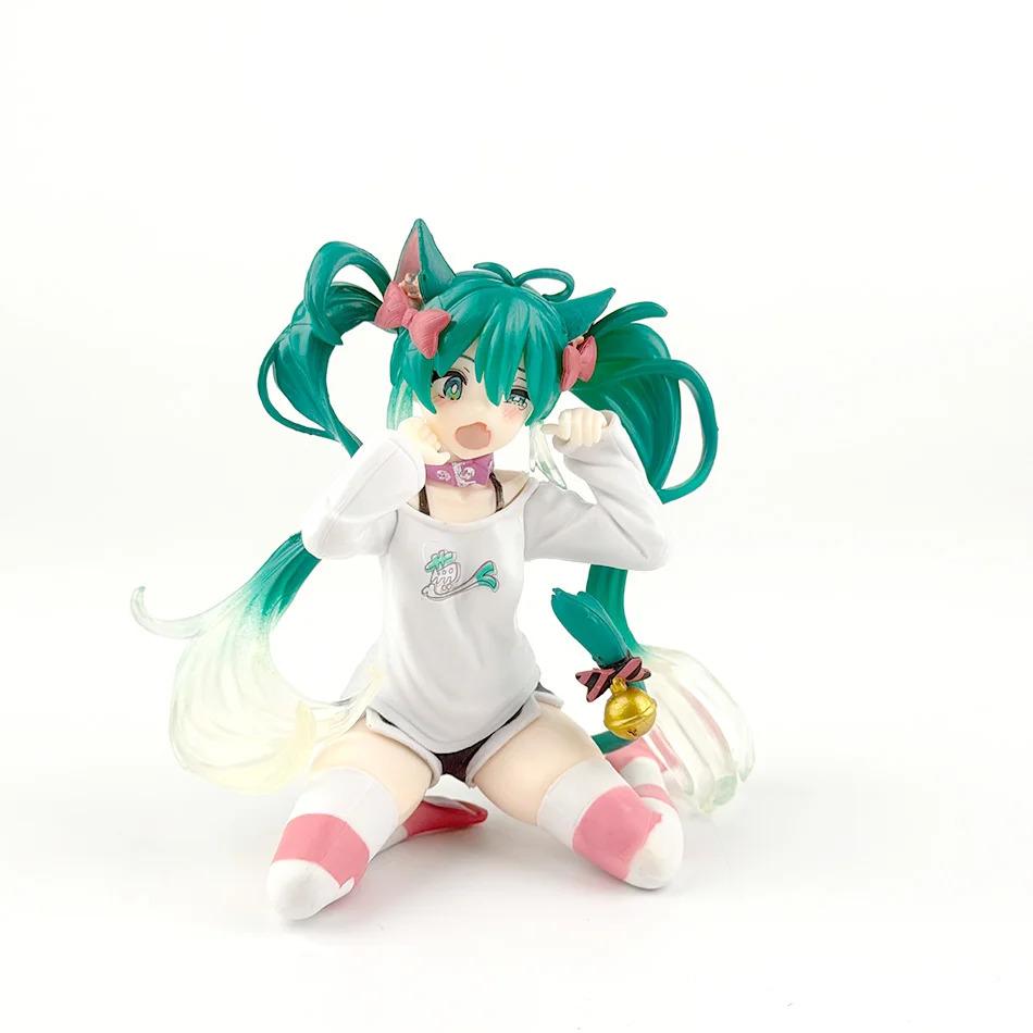 New In Stock Hatsune Miku In A World With Closed Windows Collectible Anime Action Kwaii Miku Figures Model Toys Christmas Gifts