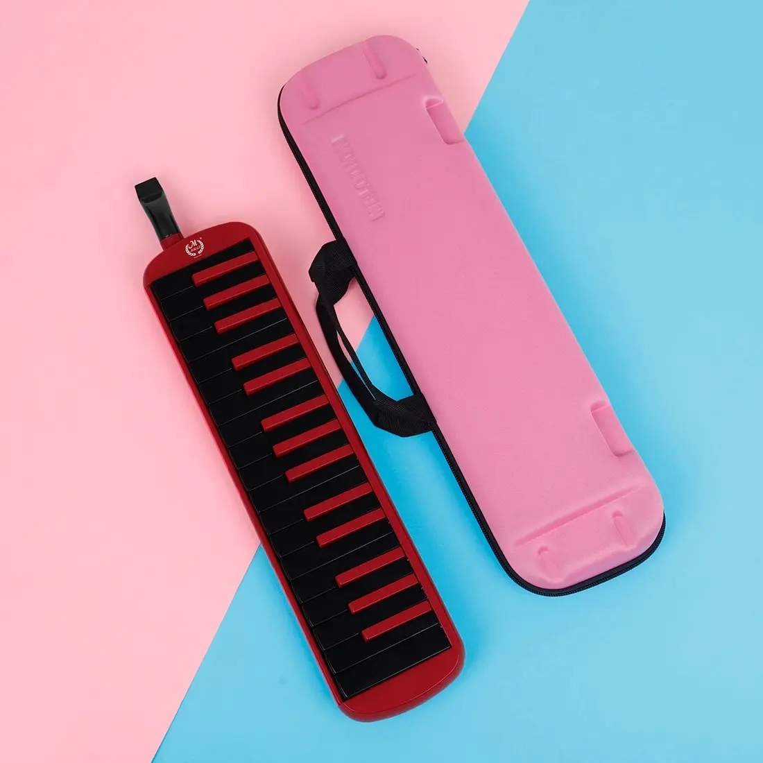 32 Key Melodica, Portable Lightweight Keyboard Soprano Melodica Wind Musical InstrumentSuitable for Beginners, Durable Musical Instrument Secure Storage Box