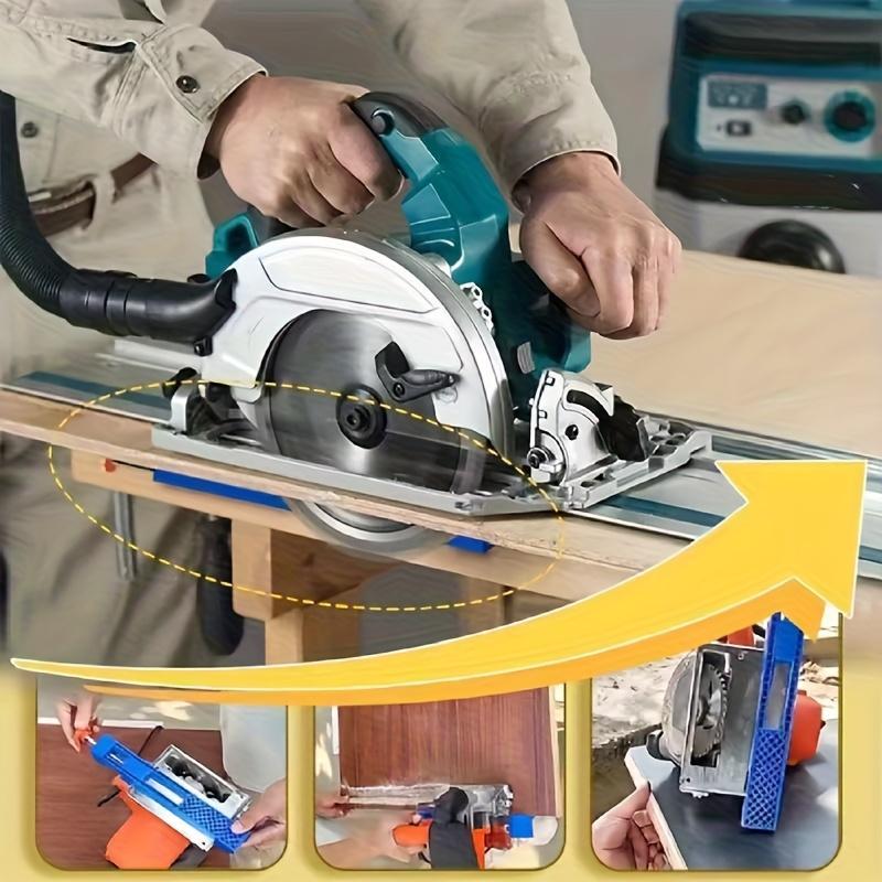 Adjustable Cutting Machine Base, ABS Round Saw Mill Positioning Clamp, Locking Cutting Machine Base, Power Tool Accessories