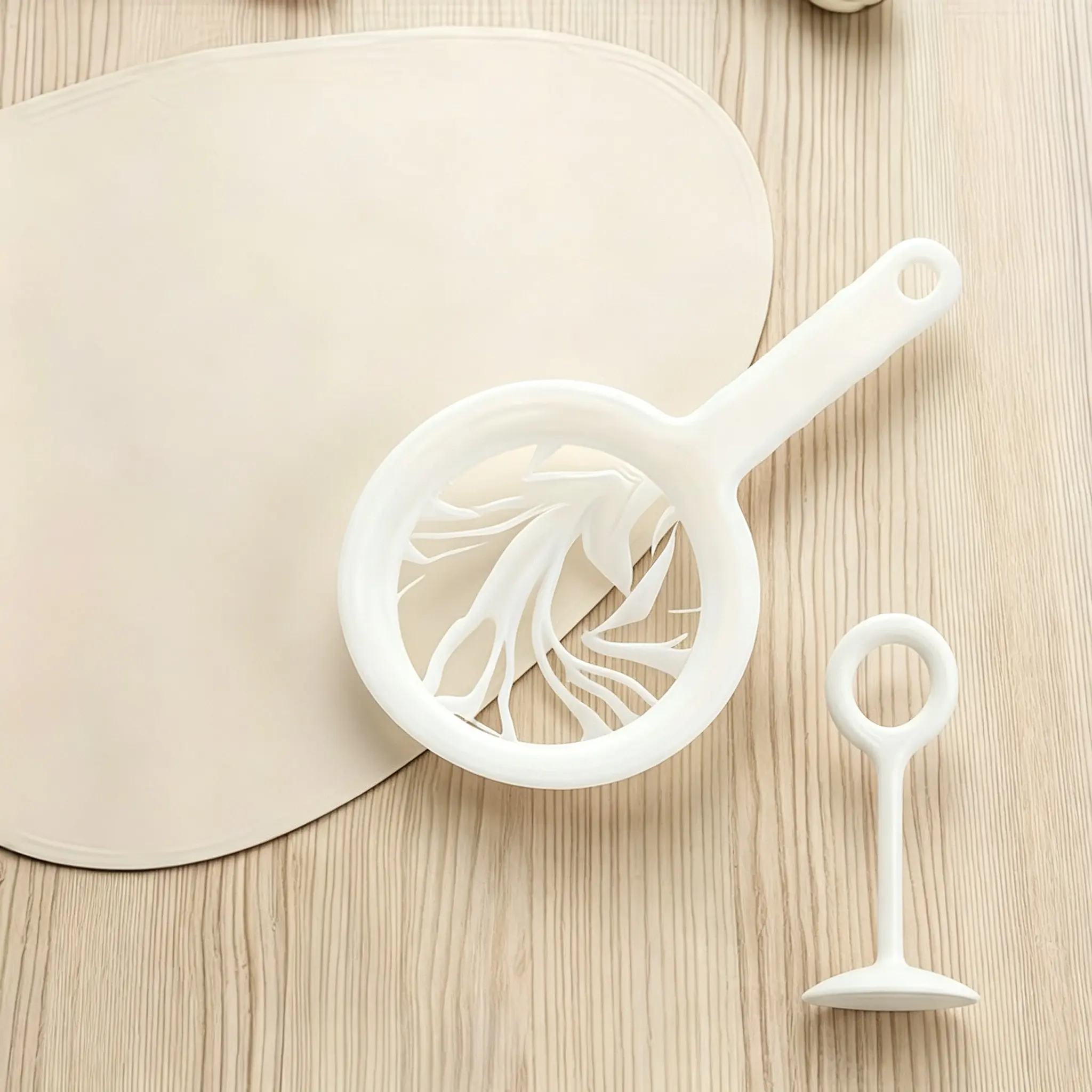 2 Piece Ultra-Fine Mesh Food Filter Set, Juice and Soy Milk Strainer, Durable Kitchen Sieve, Ideal for Crafts and Baking