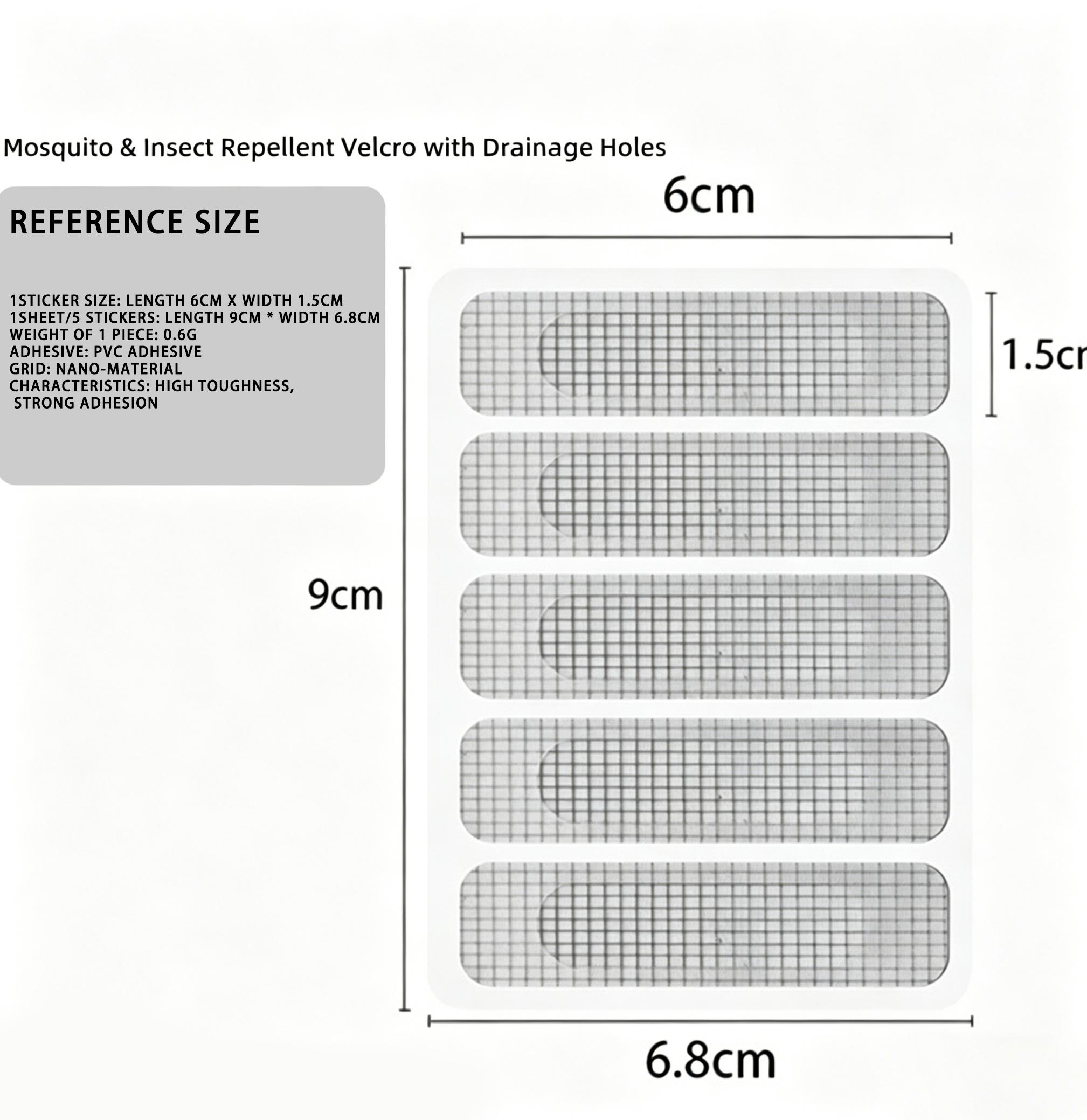 Screen window repair patches, drainage hole anti-mosquito stickers, disposable drain filters to prevent hair clogs