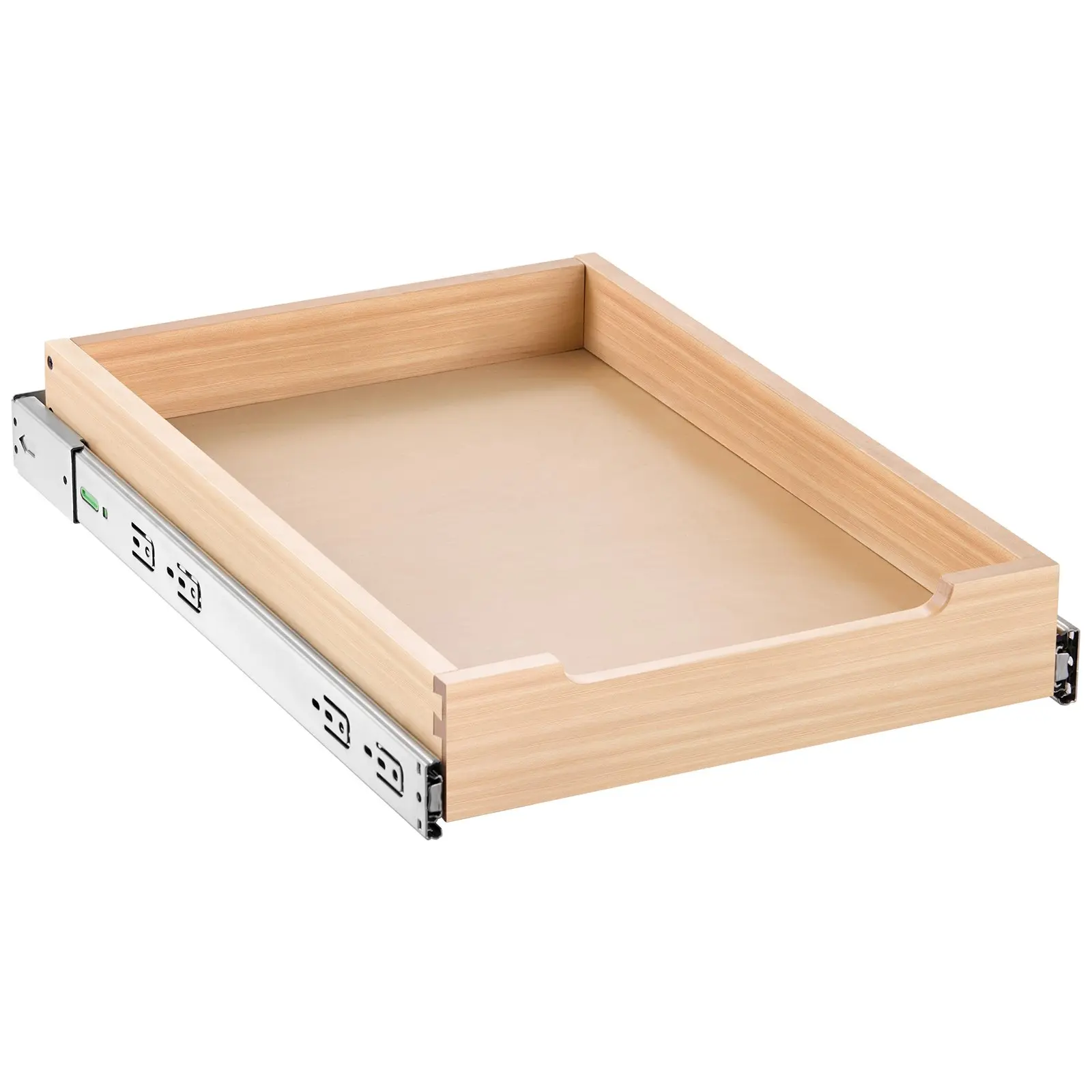 VEVOR Pull Out Cabinet Organizer, 14"Wx 21"D Cabinet Drawer, Soft Close Slide out Shelf, Heavy-Duty Sliding Wood Drawer, Bottom and Side Assembly Base Cabinet Organization for Kitchen Pantry Bathroom