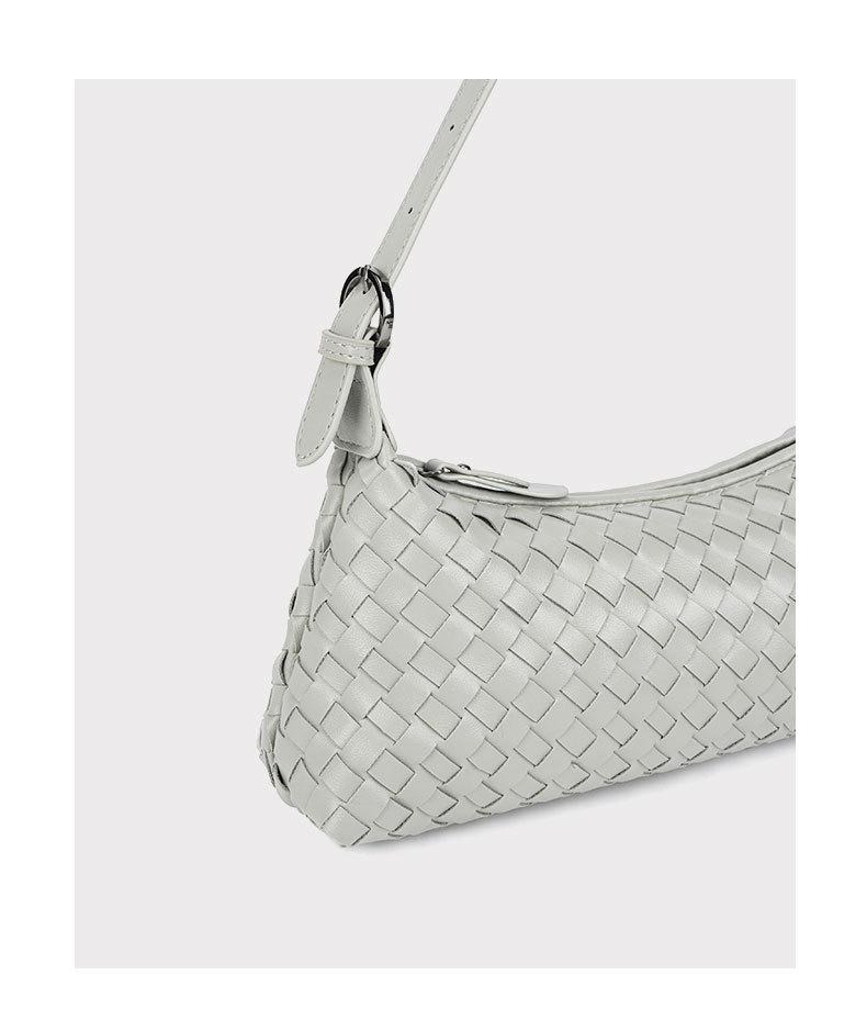 LUNÉ KVI Light Luxury Minimalist Handwoven Crossbody Bag for Women, Versatile and Elegant Crossbody Bag, Exquisite and Fashionable Half-Moon Shoulder Bag