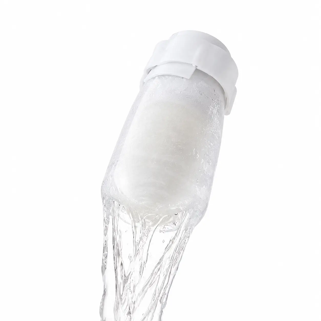 Reusable Kitchen Sink Faucet Water Filter Mesh Pouch - Elastic Bands, Rust Removal, Impurity Filter, Sediment Reduction - Outdoor Ready for Home, Camping Use - Durable Secure-Fit Purifier