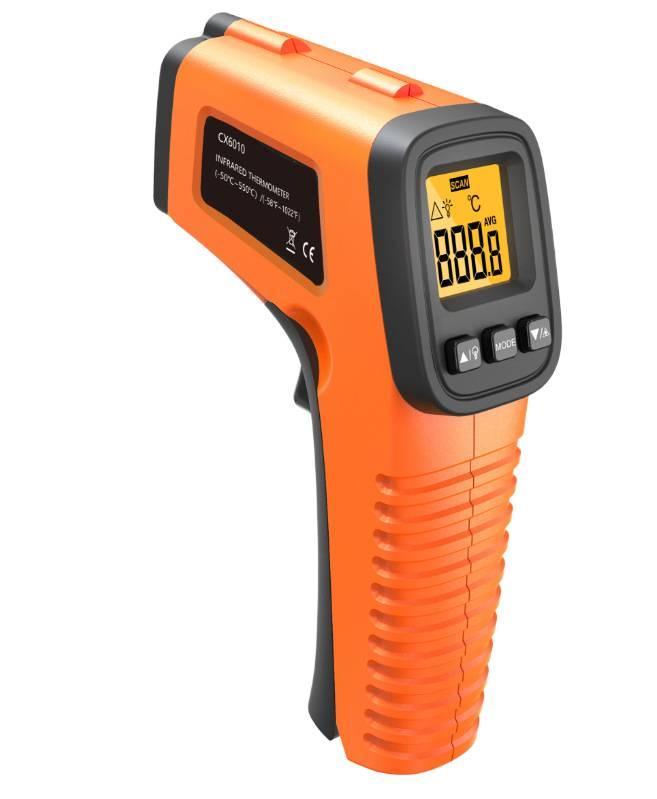 High-precision industrial infrared thermometer for measuring water and oil temperature in kitchen and baking