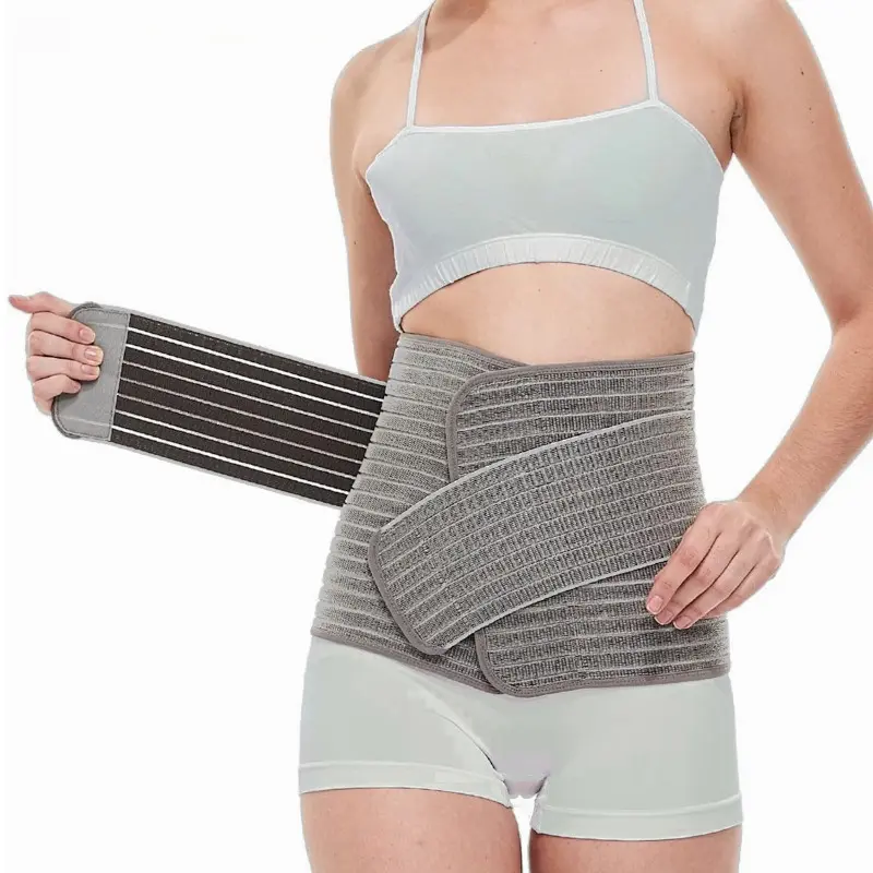 Pelvic belt Postpartum abdominal belt Amazon hot-selling bamboo charcoal fiber belt Adjustable caesarean section abdomen