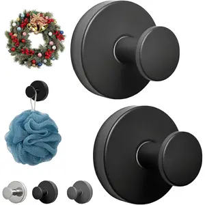 Wreath Hangers for Front Door Metal Suction Cup Hooks 2 Pack Removable Towel Hooks for Bathrooms Cup Hooks for Glass Windowfidget toys