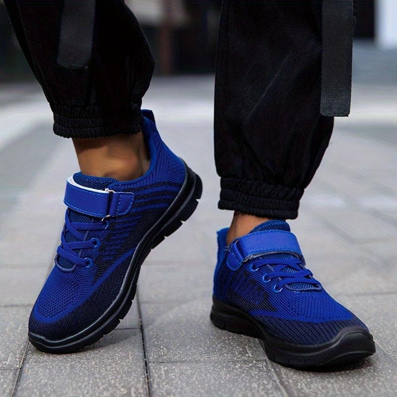 Kids.- Kids' Knitted Mesh Athletic Sneakers - Breathable, Lightweight Girl Shoes for Running, Stylish Trainers
