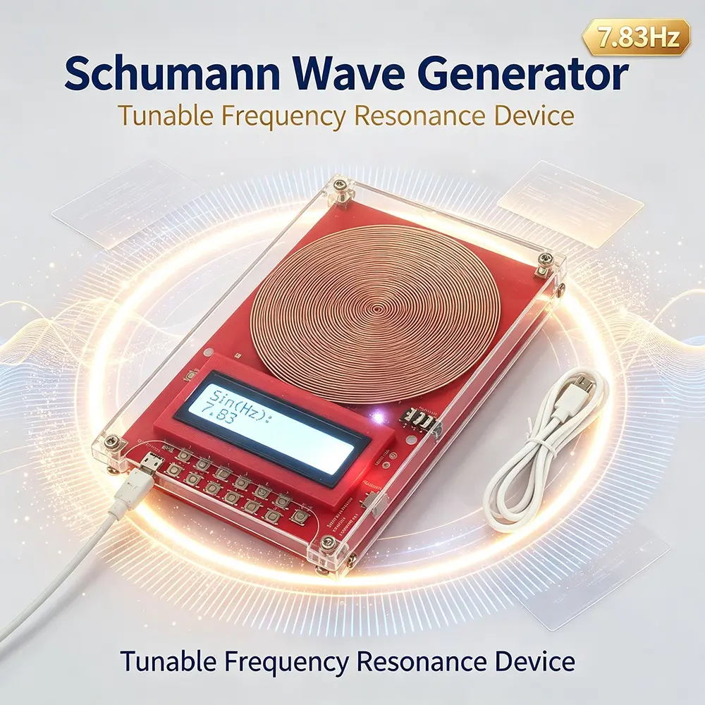 Shuman Wave Generator Tunable Frequency High Power 0.01-100000hz Sine Wave Signal with Case, Adjustable Finished Product, Ideal for Various Applications