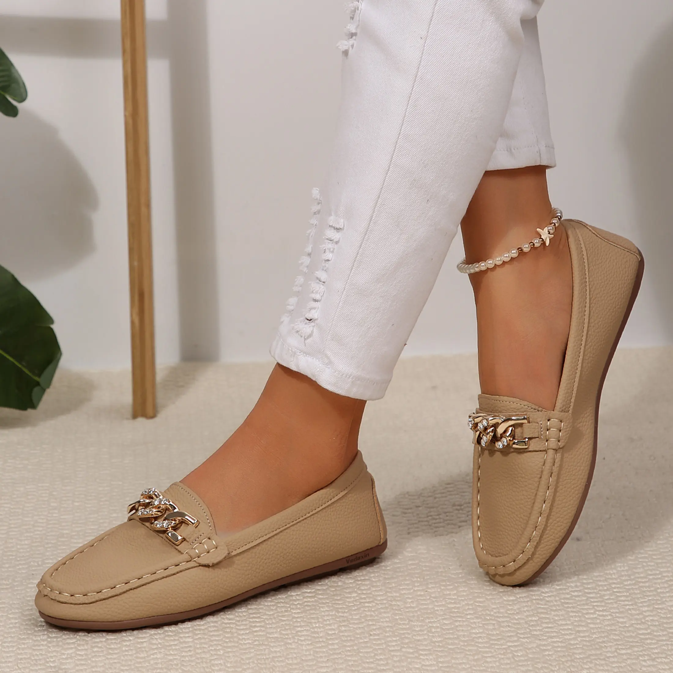 Loafers for Women Casual Business Flats Shoes Comfortable Lightweight Penny Loafers Slip On Driving Work Shoes
