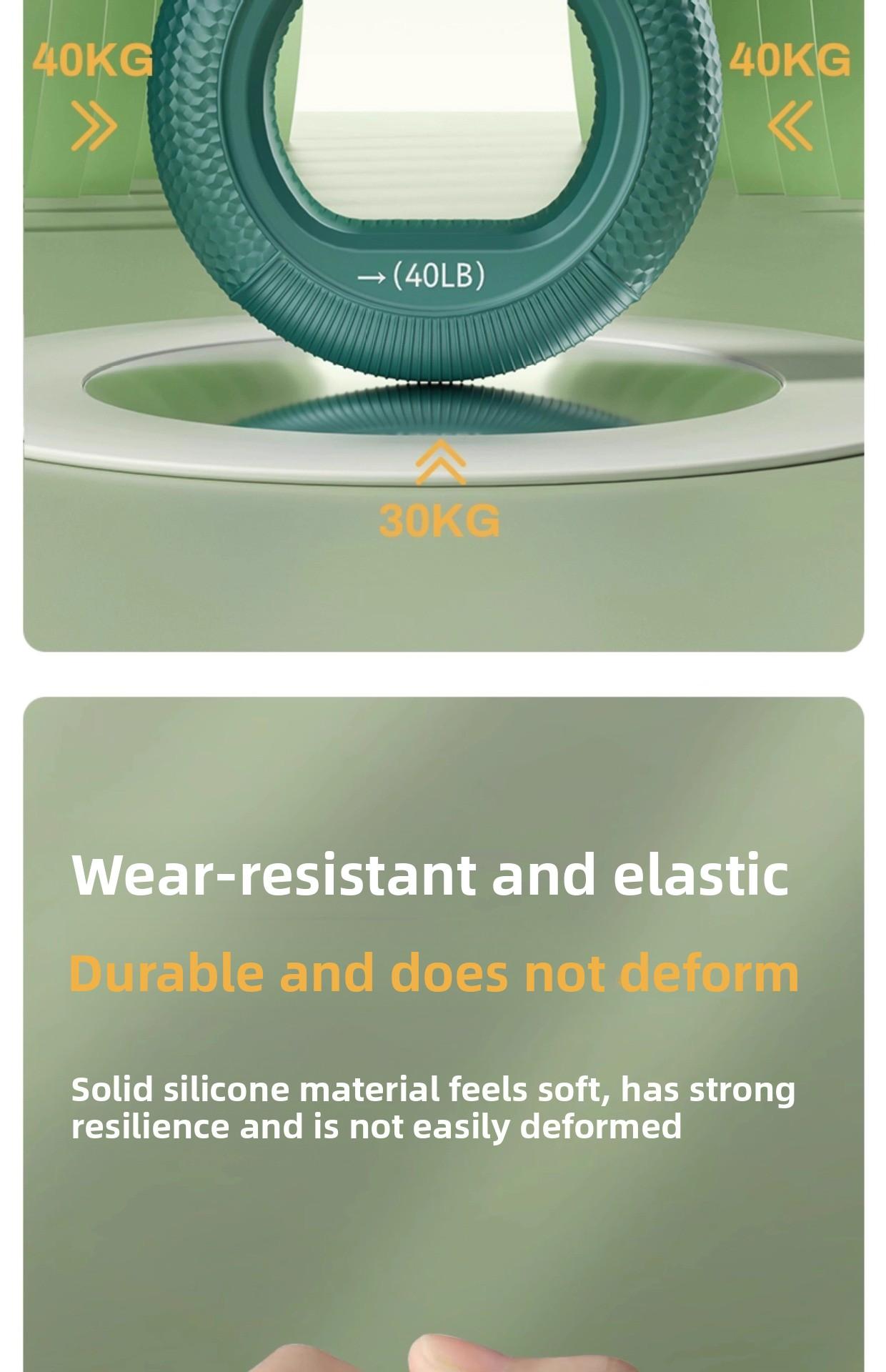 Silicone grip strength trainer for men, professional hand strength training, finger rehabilitation equipment, arm muscle training for the elderly