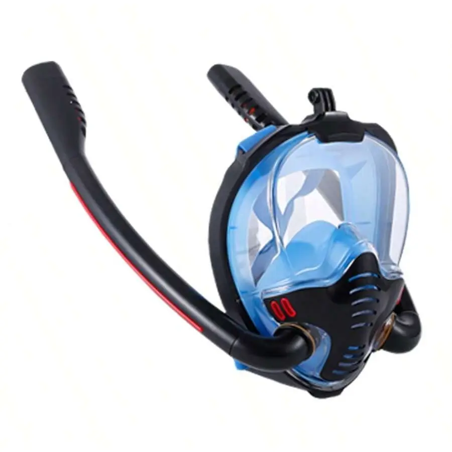 Full Face Snorkel Mask Set, Drysuit Full-Face Hood, Free Diving Gear, Specialized Equipment for Freedive Enthusiasts, Snorkeling Gear