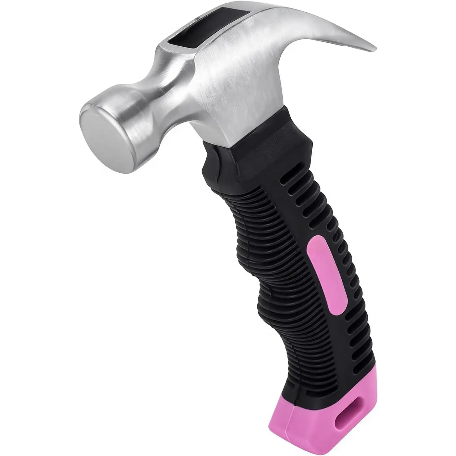 8 oz Small Claw Hammer - Mini Hammer for Women&Kids - Little Hammer for Household Projects, Woodworking & DIY Tasks - Pink