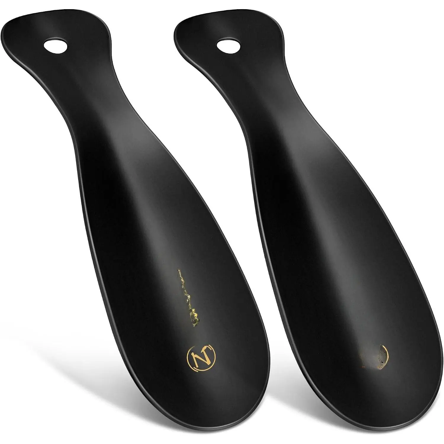 Metal Shoe Horn,Small Travel Shoehorn for Men Women , Portable Shoe Spoon Helper 7.5''