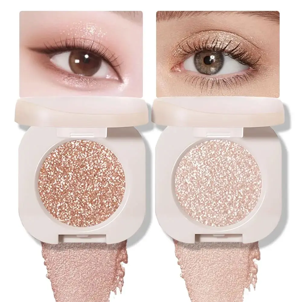 Holographic Glitter Eyeshadow Pressed Powder, Highly Pigmented & Long Lasting, Cruelty Free Compact Makeup for All Skin Types & Mature Skin, Ideal for Daily Wear or Events, Eyeshadow Palette Makeup, Smokey Eye