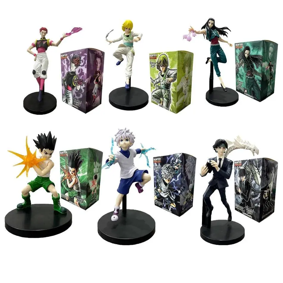 Hunter x Hunter Anime Chrollo Lucilfer Anime Figure Hisoka Action Figure Killua Zoldyck Kurapika Figurine Collectible Model T