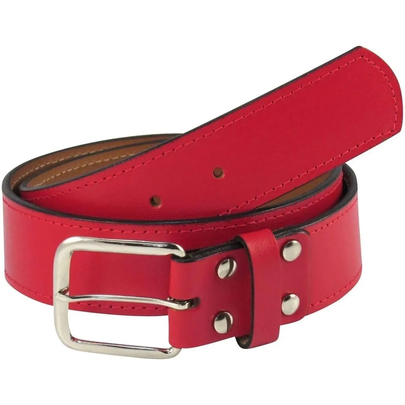 Leather Sports Belt: Pro-Style Uniform Belt for Baseball & Softball (1.5")