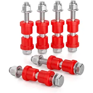 A Man's Tools EZGO TXT Spring Bushing Kit With Screw Nut, Golf Cart Rear Leaf Spring Polyurethane Bushing and Sleeves for 1994-Up TXT and 1981-Up Club Car DS, GolfCart Suspension Replace Parts OE 70289G01 70291G02