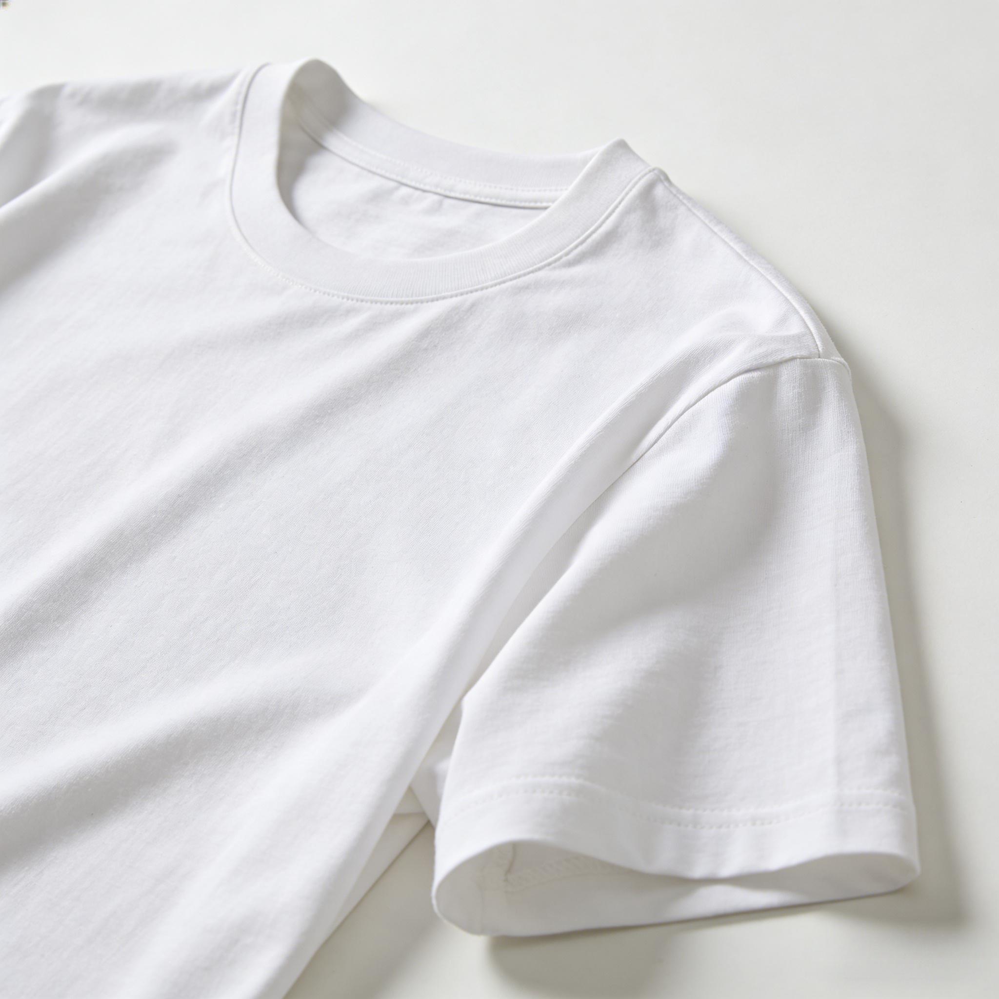 Men's Slim Fit White Round Neck T-shirt S-5XL 100% Pure Cotton Shoulder Drop Fashion Tee for Retro Horror Cartoon Themes