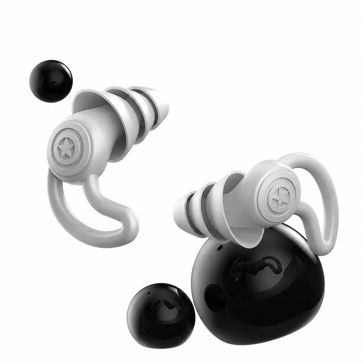 Waterproof Swimming Earplugs for Adults & Kids – Reusable Silicone Noise-Reducing Earplugs Ideal for Sleep, Snoring Relief, Dormitory Use, Pool Activities, and Quiet Focus Without Pressure or Discomfort