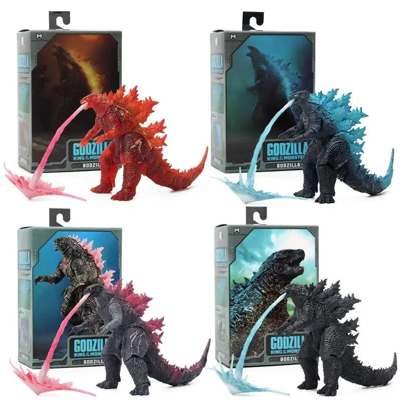 16CM Atomic Blast Shin Gojira Godzilla King of The Monsters Godzilla Evolved Ver Pink Blue Orange Black Back Action Figure Model