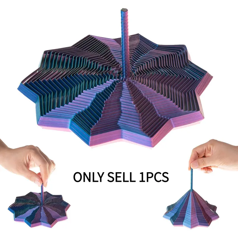 3D Printed Spinning Top, Deformable, Available In Various Sizes, Suitable For Office And Home Decoration, A Unique Gift Choice For Christmas/Valentine'S Day/Graduation Season/Easter