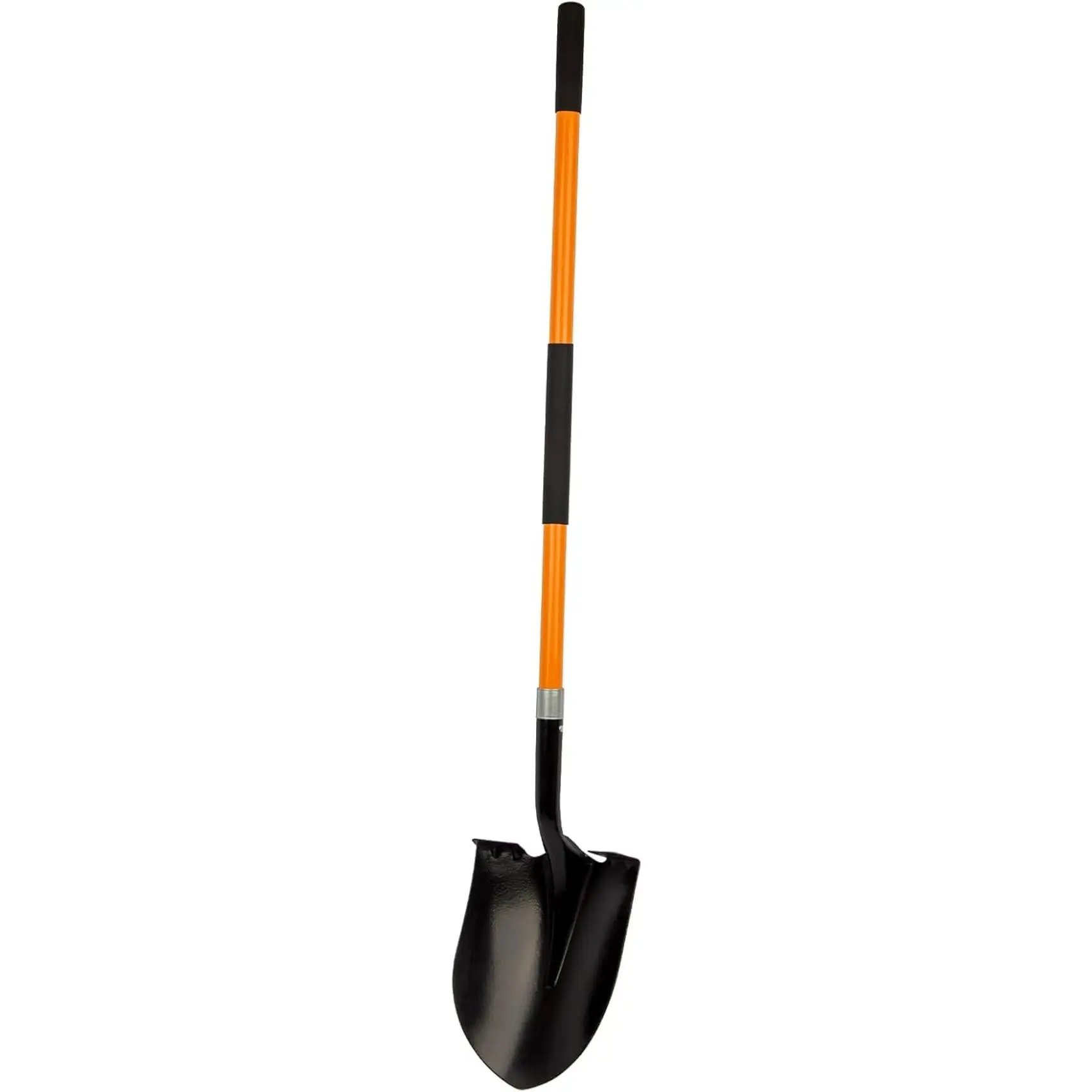 Shovel for Digging Heavy Duty Metal Shovel with Fiberglass Handle, 56 Inches